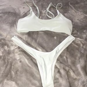 Light baby green bikini sets size small